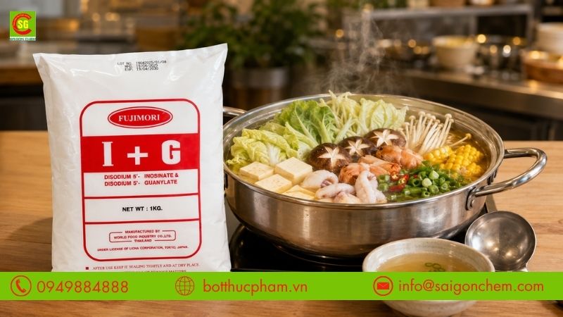 Vì sao I+G Fujimori được sử dụng phổ biến trong nước lẩu
